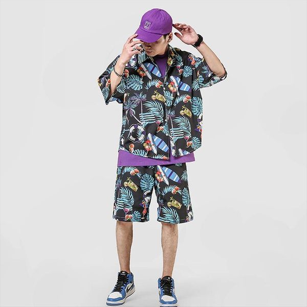 fashion summer short sleeve men tracksuits sets casual print suits chinese style beach suit shirt shorts 5xl, Gray
fashion summer short sleeve men tracksuits sets casual print suits chinese style beach suit shirt shorts 5xl, Gray