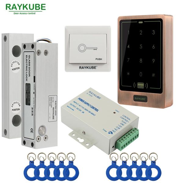 raykube glass door access control kit electric bolt lock + touch metal frid reader for office glass door
raykube glass door access control kit electric bolt lock + touch metal frid reader for office glass door