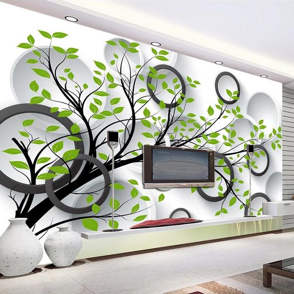 wallpapers custom 3d po wallpaper for walls creative circles tree leaves modern living room tv background wall mural papel de parede
wallpapers custom 3d po wallpaper for walls creative circles tree leaves modern living room tv background wall mural papel de parede