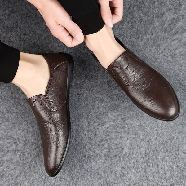 dress shoes summer outdoor light soft leather men loafers size 37-47 slip on comfortable moccasins flats casual driving % ssfn, Black
dress shoes summer outdoor light soft leather men loafers size 37-47 slip on comfortable moccasins flats casual driving % ssfn, Black