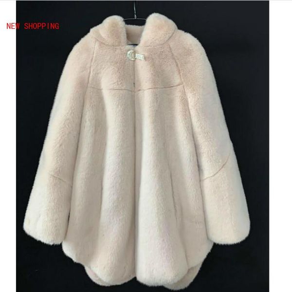 women's fur & faux winter mink coat female cape coats mid-length hooded white black fashion casuak thick long sleeve waem jacket 2021
women's fur & faux winter mink coat female cape coats mid-length hooded white black fashion casuak thick long sleeve waem jacket 2021