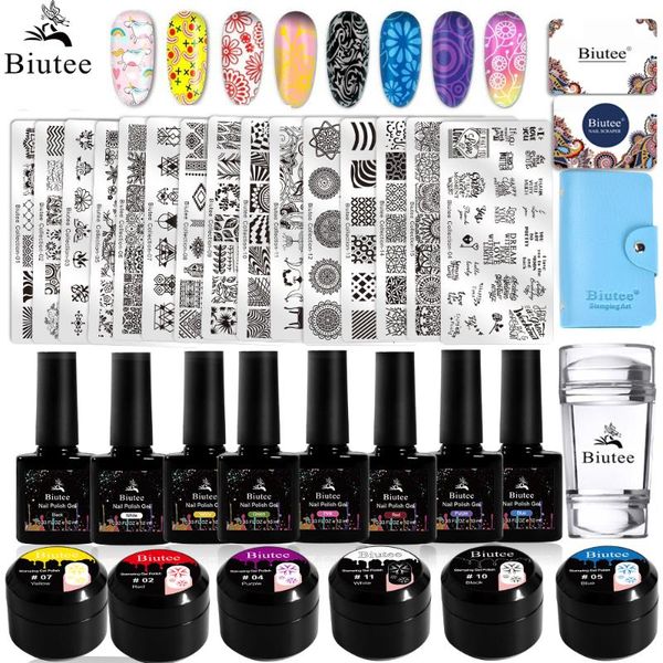 nail art kits biutee 35pc/kit stamping plates gel polish set varnish with stamper craper storage bag manicure stencil
nail art kits biutee 35pc/kit stamping plates gel polish set varnish with stamper craper storage bag manicure stencil