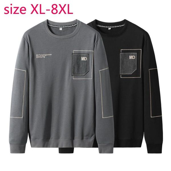 men's hoodies & sweatshirts arrival suepr large spring and autumn cotton men fashion o-neck casual plus size xl 2xl 3xl 4xl 5xl 6xl 7xl, Black
men's hoodies & sweatshirts arrival suepr large spring and autumn cotton men fashion o-neck casual plus size xl 2xl 3xl 4xl 5xl 6xl 7xl, Black