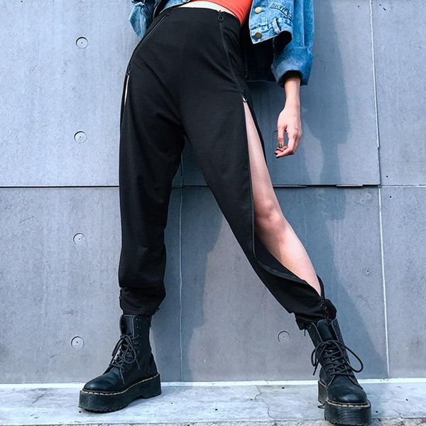women's pants & capris harajuku casual black jogger women hip hop high waist trousers womens zipper open streetwear sweatpants summer, Black;white
women's pants & capris harajuku casual black jogger women hip hop high waist trousers womens zipper open streetwear sweatpants summer, Black;white
