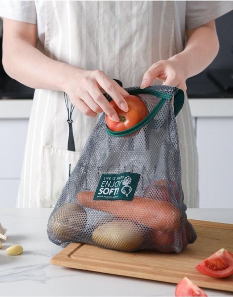 storage bags reusable vegetable and fruit mesh production bag, color tape, washable environmental protection used to store toy debris
storage bags reusable vegetable and fruit mesh production bag, color tape, washable environmental protection used to store toy debris