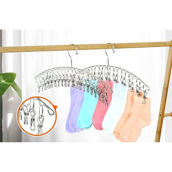 hangers & racks windproof clothes hanger laundry socks gloves hanging rack stainless steel magic fixed clip shelf outdoor s24 21 drop
hangers & racks windproof clothes hanger laundry socks gloves hanging rack stainless steel magic fixed clip shelf outdoor s24 21 drop