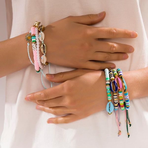 charm bracelets fashion statement shell bracelet summer bohemian multilayer clay big beads crystal for women boho jewelry gift, Golden;silver
charm bracelets fashion statement shell bracelet summer bohemian multilayer clay big beads crystal for women boho jewelry gift, Golden;silver
