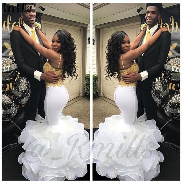 party dresses 2021 mermaid black girl prom long applique spaghetti strap gowns custom made gala vestido de festa, White;black
party dresses 2021 mermaid black girl prom long applique spaghetti strap gowns custom made gala vestido de festa, White;black
