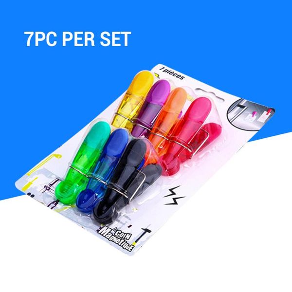 bag clips 7pcs magnet clip plastic folding food packaging sealing snack clamp kitchen accessories tool
bag clips 7pcs magnet clip plastic folding food packaging sealing snack clamp kitchen accessories tool