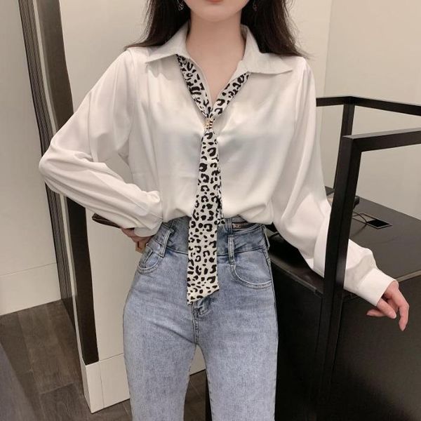 women's blouses & shirts white shirt 2021autumn clothing trendy sense of design tie chiffon top
women's blouses & shirts white shirt 2021autumn clothing trendy sense of design tie chiffon top