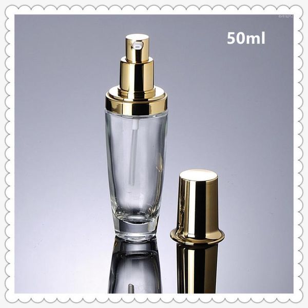 storage bottles & jars 10 pcs 50ml luxury classic gold pump head glass lotion bottle empty cosmetic refillable toner gel cream container
storage bottles & jars 10 pcs 50ml luxury classic gold pump head glass lotion bottle empty cosmetic refillable toner gel cream container