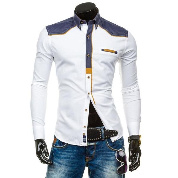 plus size autumn men shirt long sleeve casual slim dress cowboy turn-down collar fit business shirts men's, White;black
plus size autumn men shirt long sleeve casual slim dress cowboy turn-down collar fit business shirts men's, White;black