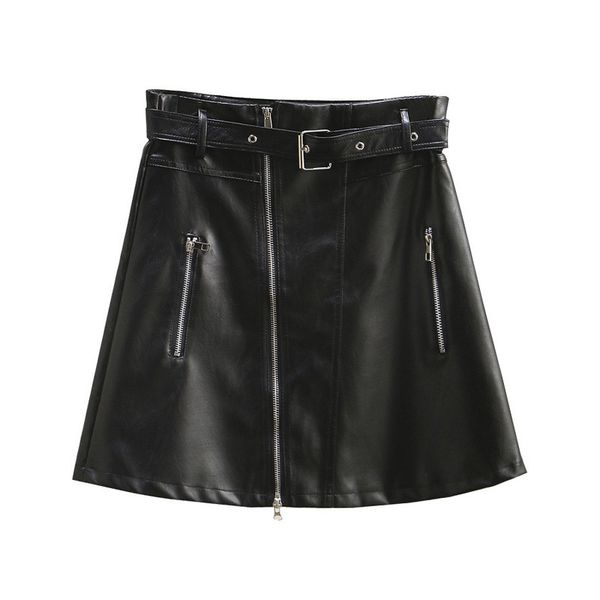casual dresses women's fashion faux leather mini skirt female high waist zipped black skirts plus size xxxl 4xl saias winter sk456, Black;gray
casual dresses women's fashion faux leather mini skirt female high waist zipped black skirts plus size xxxl 4xl saias winter sk456, Black;gray
