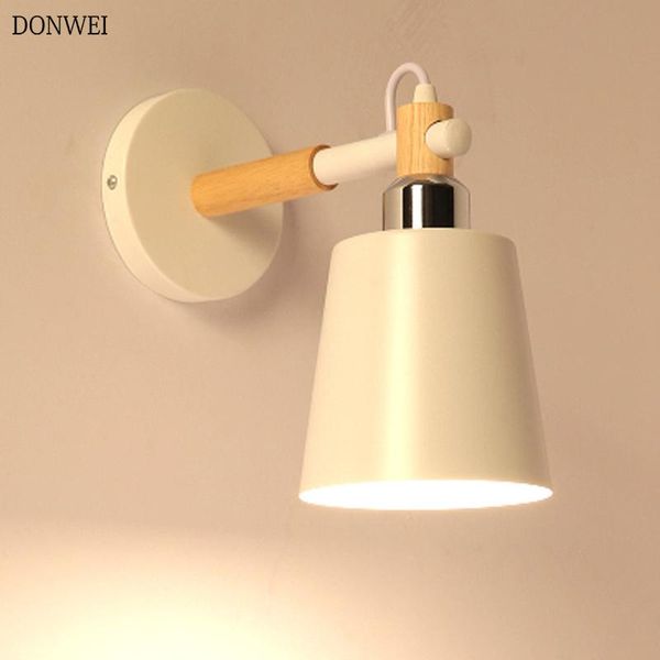 wall lamp led lamps for living room aisle corridor el sconces light e27 nordic bedroom bedside white / black
wall lamp led lamps for living room aisle corridor el sconces light e27 nordic bedroom bedside white / black