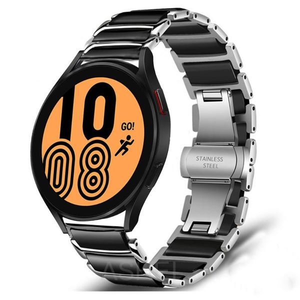 watch bands 20mm 22mm ceramic stainless steel for samsung galaxy 4 44mm classic 46mm 42mm active 2 strap 3 45mm, Black;brown
watch bands 20mm 22mm ceramic stainless steel for samsung galaxy 4 44mm classic 46mm 42mm active 2 strap 3 45mm, Black;brown