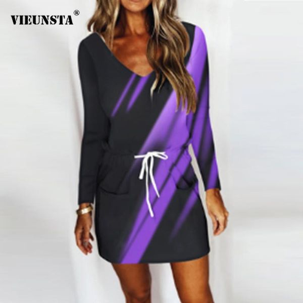 casual dresses 2021 autumn v-neck drawstring mini dress fashion gradient print long sleeve women pocket party vestidos, Black;gray
casual dresses 2021 autumn v-neck drawstring mini dress fashion gradient print long sleeve women pocket party vestidos, Black;gray