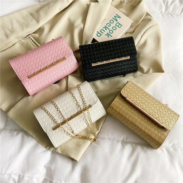 evening bags 2021 women leather shoulder fashion wild chain weave crossbody bag designer female hasp handbag
evening bags 2021 women leather shoulder fashion wild chain weave crossbody bag designer female hasp handbag