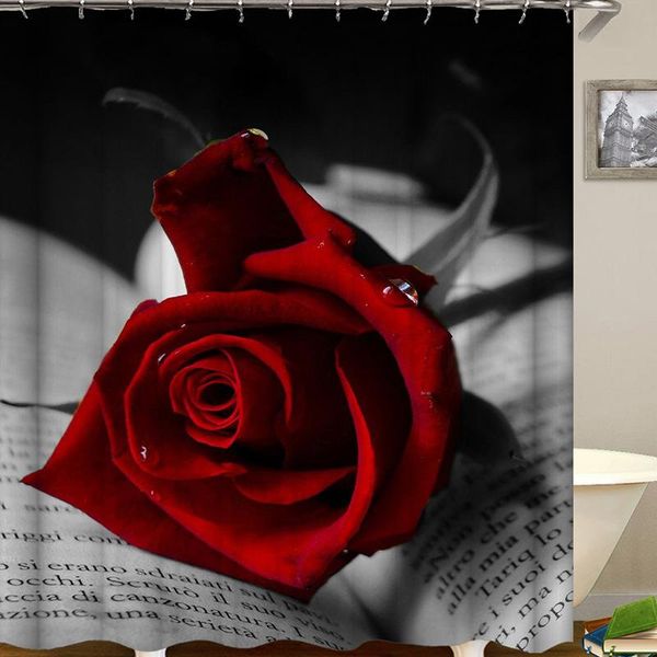 red rose creative personality print shower curtain bathroom decoration polyester waterproof and mildew proof curtains
red rose creative personality print shower curtain bathroom decoration polyester waterproof and mildew proof curtains