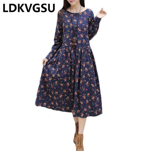 casual dresses 2021 spring autumn korean large size women's retro midi dress long sleeve o-neck print femme cotton linen is920, Black;gray
casual dresses 2021 spring autumn korean large size women's retro midi dress long sleeve o-neck print femme cotton linen is920, Black;gray