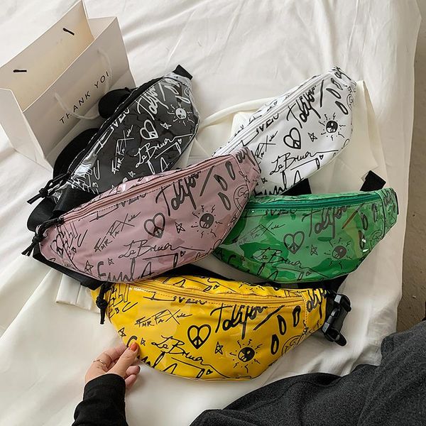 fashion waist bags harajuku graffiti women fany pack female waterproof pvc chest function
fashion waist bags harajuku graffiti women fany pack female waterproof pvc chest function
