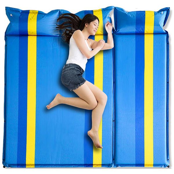 outdoor pads 2+1spliced thick 5cm automatic inflatable cushion sleeping pad tent camping mats bed mattress 4 colors
outdoor pads 2+1spliced thick 5cm automatic inflatable cushion sleeping pad tent camping mats bed mattress 4 colors
