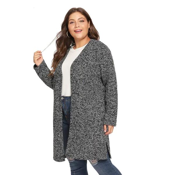 women's knits & tees plus size open front sweater knitted cardigan spring autumn long sleeve casual solid color cardigans outwear 2021, White
women's knits & tees plus size open front sweater knitted cardigan spring autumn long sleeve casual solid color cardigans outwear 2021, White