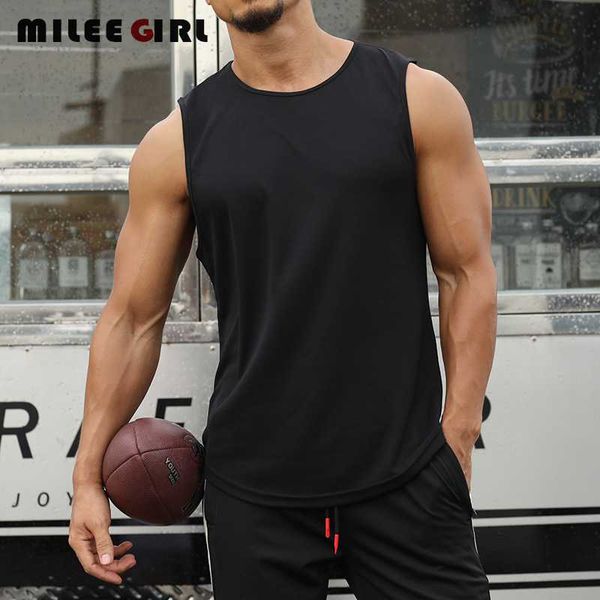 running jerseys men's t-shirts,sleeveless sports vest quick-drying summer marathon breathable fitness training loose gym shirts, Black;blue
running jerseys men's t-shirts,sleeveless sports vest quick-drying summer marathon breathable fitness training loose gym shirts, Black;blue