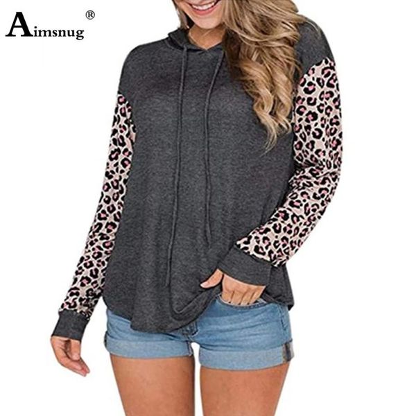 women's t-shirt 2021 spring autumn hooded patchwork leopard print ladies elegant leisure casual loose tee shirt hoodies, White
women's t-shirt 2021 spring autumn hooded patchwork leopard print ladies elegant leisure casual loose tee shirt hoodies, White