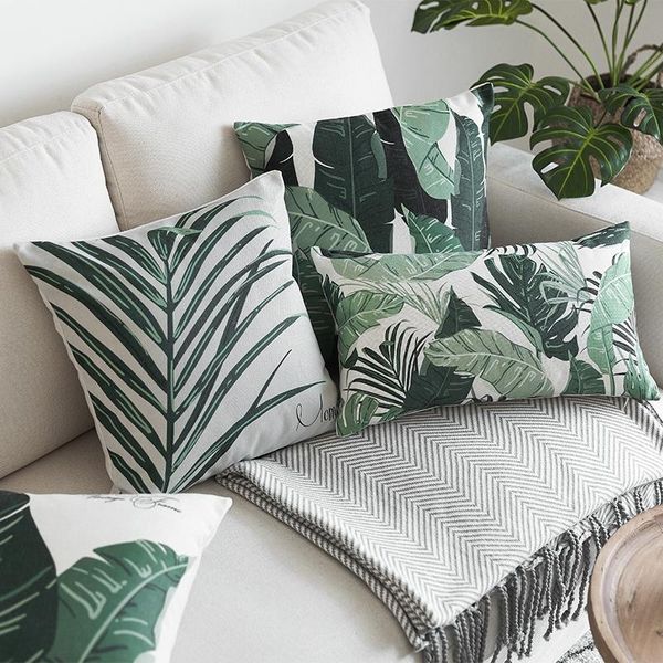 cushion/decorative pillow nordic style green tropical leaves printed cushion cover banana palm home decorative sofa car chair throw case
cushion/decorative pillow nordic style green tropical leaves printed cushion cover banana palm home decorative sofa car chair throw case