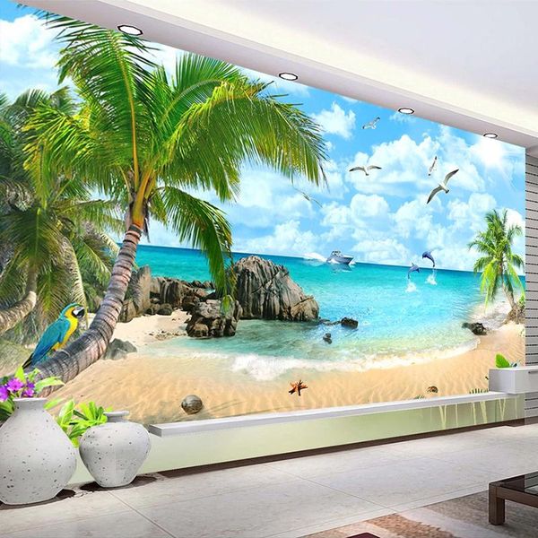 wallpapers custom po mural 3d beach landscape tv background wall design living room decoration painting wallpaper for bedroom walls
wallpapers custom po mural 3d beach landscape tv background wall design living room decoration painting wallpaper for bedroom walls