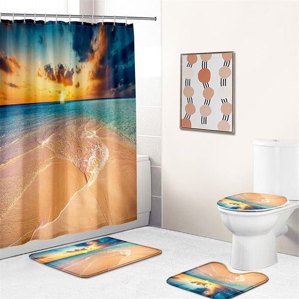 sea sunset beach theme shower curtain non-slip mat set waterproof pedestal rug lid toilet cover bath rugs curtains
sea sunset beach theme shower curtain non-slip mat set waterproof pedestal rug lid toilet cover bath rugs curtains