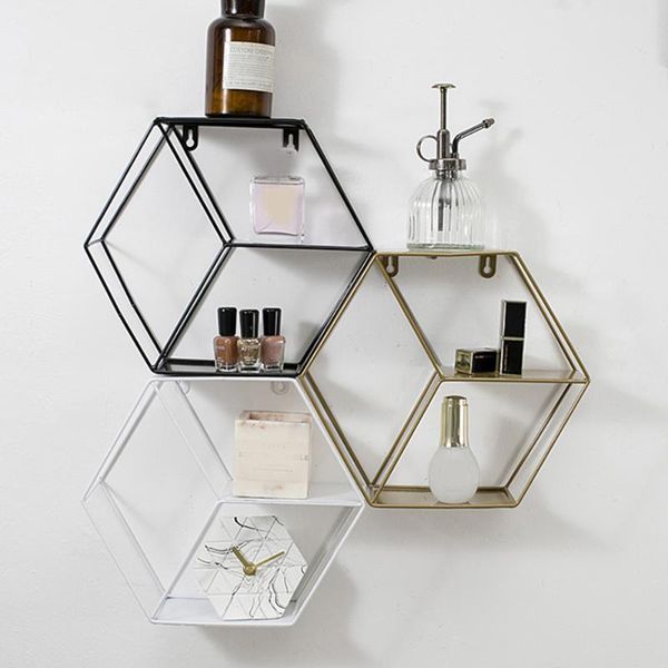 creative wall shelf mounted decoration organizer nordic wrought iron storage rack home decor for living room bedroom hooks & rails
creative wall shelf mounted decoration organizer nordic wrought iron storage rack home decor for living room bedroom hooks & rails