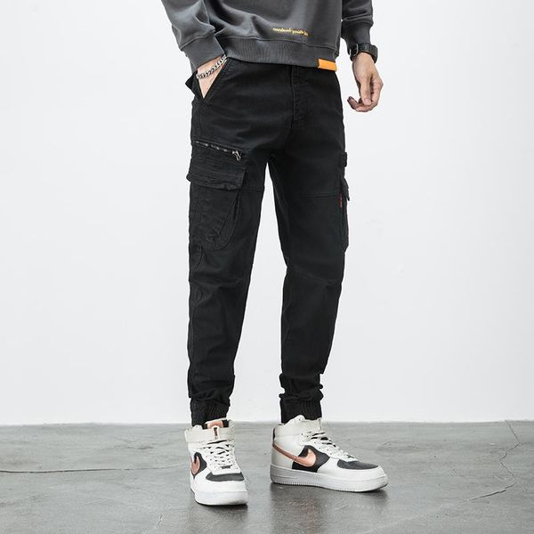 men's pants glacialwhale mens cargo men fashion 2021 side pockets hip hop techwear joggers male japanese streetwear trousers, Black
men's pants glacialwhale mens cargo men fashion 2021 side pockets hip hop techwear joggers male japanese streetwear trousers, Black