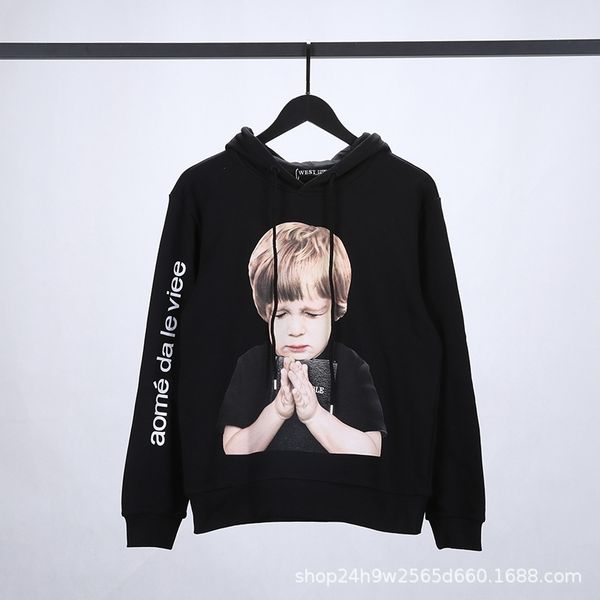 autumn and winter tide brand couple's hooded buddha salute little boy's sweater pure cotton jacket men's fashion versatile wo, Black
autumn and winter tide brand couple's hooded buddha salute little boy's sweater pure cotton jacket men's fashion versatile wo, Black