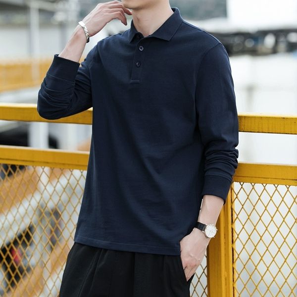 ype autumnt-shirts) t-wo polo young men's business leisure long sleeve t-shirt cotton comfortable versatile men's wear, White;black
ype autumnt-shirts) t-wo polo young men's business leisure long sleeve t-shirt cotton comfortable versatile men's wear, White;black