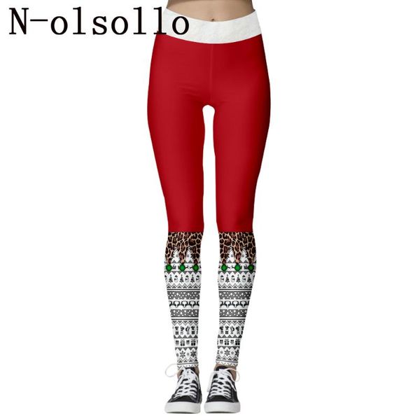 women's leggings n-olsollo 3d leopard snowman patchwork printed christmas sporting high waist fashion fitness jeggings workout leggins, Black
women's leggings n-olsollo 3d leopard snowman patchwork printed christmas sporting high waist fashion fitness jeggings workout leggins, Black