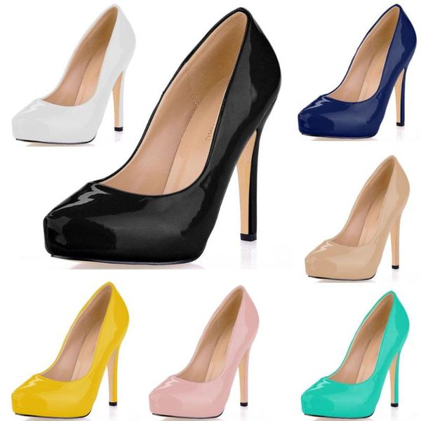 patent party shoes women stiletto high heels dress evening lady pumps zapatos mujer escarpins femmes p16c, Black
patent party shoes women stiletto high heels dress evening lady pumps zapatos mujer escarpins femmes p16c, Black