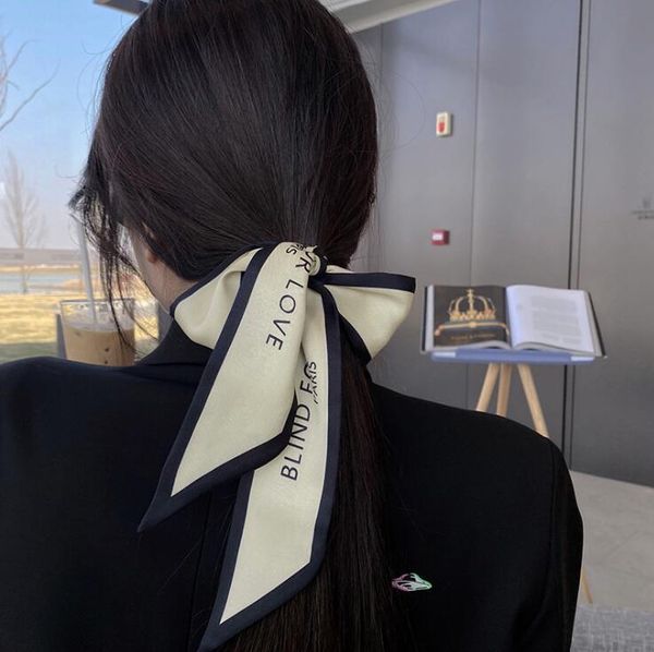 women girls 's accessories hair scarf bands print blind for love bandanda ponytail holder, Golden;white
women girls 's accessories hair scarf bands print blind for love bandanda ponytail holder, Golden;white