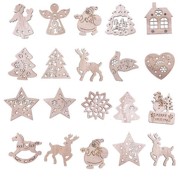 christmas decorations 10pcs wooden pendants house angel star snowflake design creative xmas tree hanging decor for party kids favors
christmas decorations 10pcs wooden pendants house angel star snowflake design creative xmas tree hanging decor for party kids favors