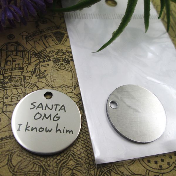 40pcs--stainless steel charms"santa omg i know him" more style choosing diy pendants fo necklace, Bronze;silver
40pcs--stainless steel charms"santa omg i know him" more style choosing diy pendants fo necklace, Bronze;silver