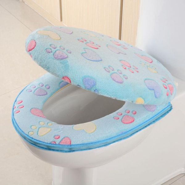toilet seat cover sets kawaii cat footprint cushion with zipper waterproof warmer mat bathroom products home decoration covers
toilet seat cover sets kawaii cat footprint cushion with zipper waterproof warmer mat bathroom products home decoration covers