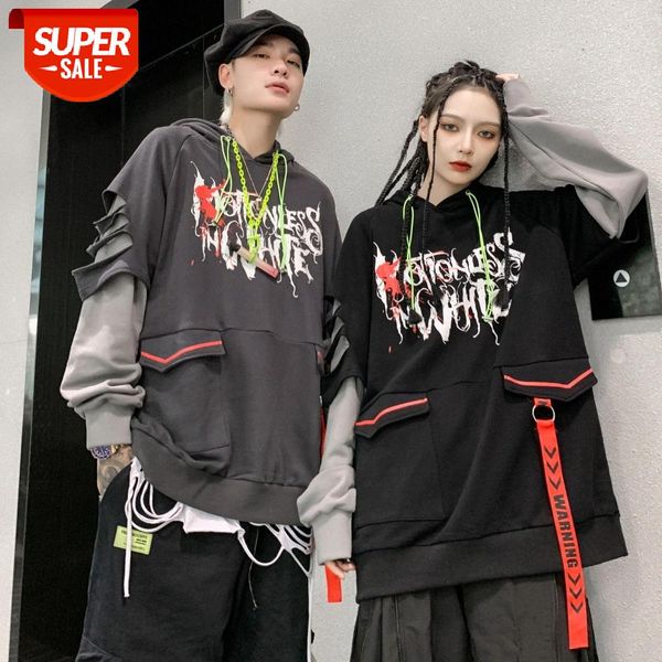 hong kong style couple sweater men's hooded brand street hip-hop personality hole stitching printed fake two coats #ky3c, Black
hong kong style couple sweater men's hooded brand street hip-hop personality hole stitching printed fake two coats #ky3c, Black
