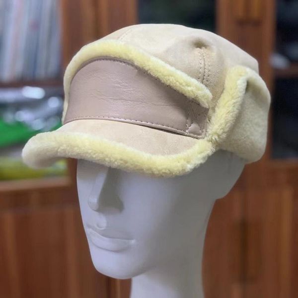 wide brim hats winter warm fur hat men women 100% military one soft female fleece portable windproof beanie male wool bomber caps, Blue;gray
wide brim hats winter warm fur hat men women 100% military one soft female fleece portable windproof beanie male wool bomber caps, Blue;gray