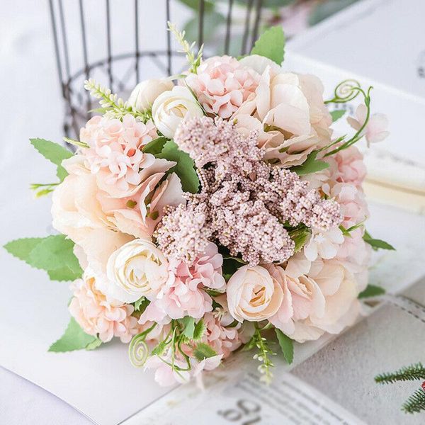 decorative flowers & wreaths 13 heads artificial silk flower bridal wedding bouquet lifelike home room decor gift decoration
decorative flowers & wreaths 13 heads artificial silk flower bridal wedding bouquet lifelike home room decor gift decoration
