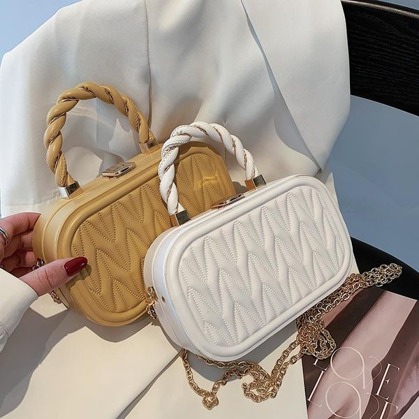 evening bags weave rope handle pu leather small box crossbody for women 2021 travel fashion simple chain shoulder handbag and purse sac
evening bags weave rope handle pu leather small box crossbody for women 2021 travel fashion simple chain shoulder handbag and purse sac