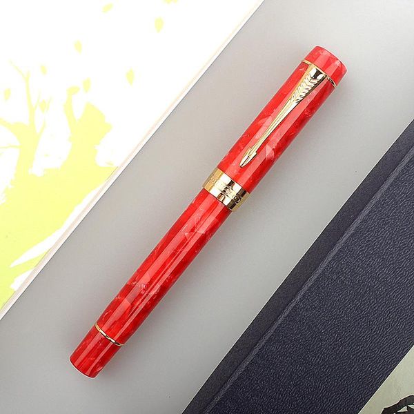fountain pens jinhao 100 centennial ice red resin pen f/m/bent nib golden clip converter writing business office gift ink
fountain pens jinhao 100 centennial ice red resin pen f/m/bent nib golden clip converter writing business office gift ink