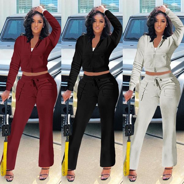 tracksuits hooded zipper full length solid 2 piece outfits for women drawstring pants and with pockets spring fall sportswear s-2xl, Gray
tracksuits hooded zipper full length solid 2 piece outfits for women drawstring pants and with pockets spring fall sportswear s-2xl, Gray