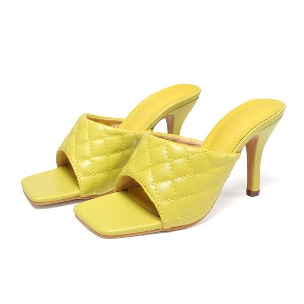 wholesale square open toe ultra-high heels wear slipper 9cm high purple blue pink green color ladies woman shoe slippers, Black
wholesale square open toe ultra-high heels wear slipper 9cm high purple blue pink green color ladies woman shoe slippers, Black