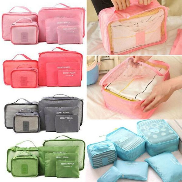 storage bags 6pcs set travel bag portable waterproof packing luggage clothes organizer
storage bags 6pcs set travel bag portable waterproof packing luggage clothes organizer