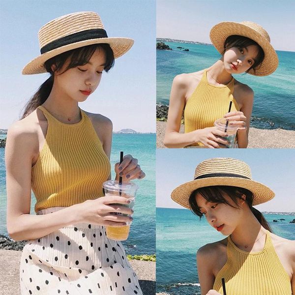 summer suntan beach hat women's sun hats girls straw ribbon bow bone flat panama parent-child caps mz006 outdoor, Black;white
summer suntan beach hat women's sun hats girls straw ribbon bow bone flat panama parent-child caps mz006 outdoor, Black;white